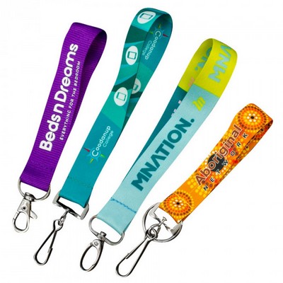 3/4" Full Color Wrist Lanyard